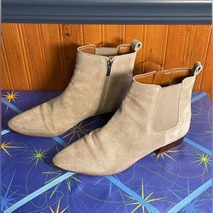 Franco Sarto suede Chelsea boots